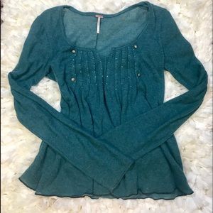 FREE PEOPLE pretty lightweight pullover sweater